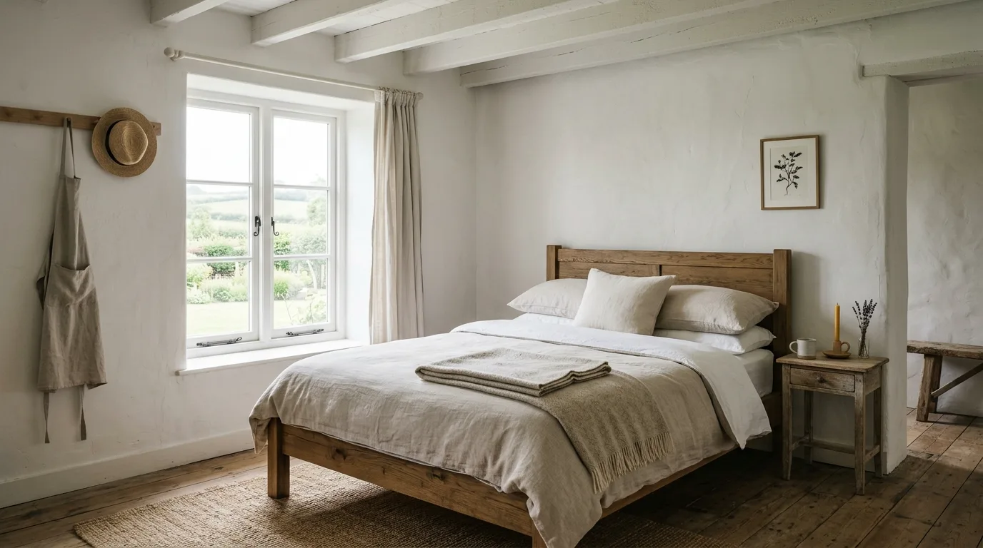 14 Cozy Farmhouse Bedroom Ideas for a Rustic and Charming Retreat inspiration image 5