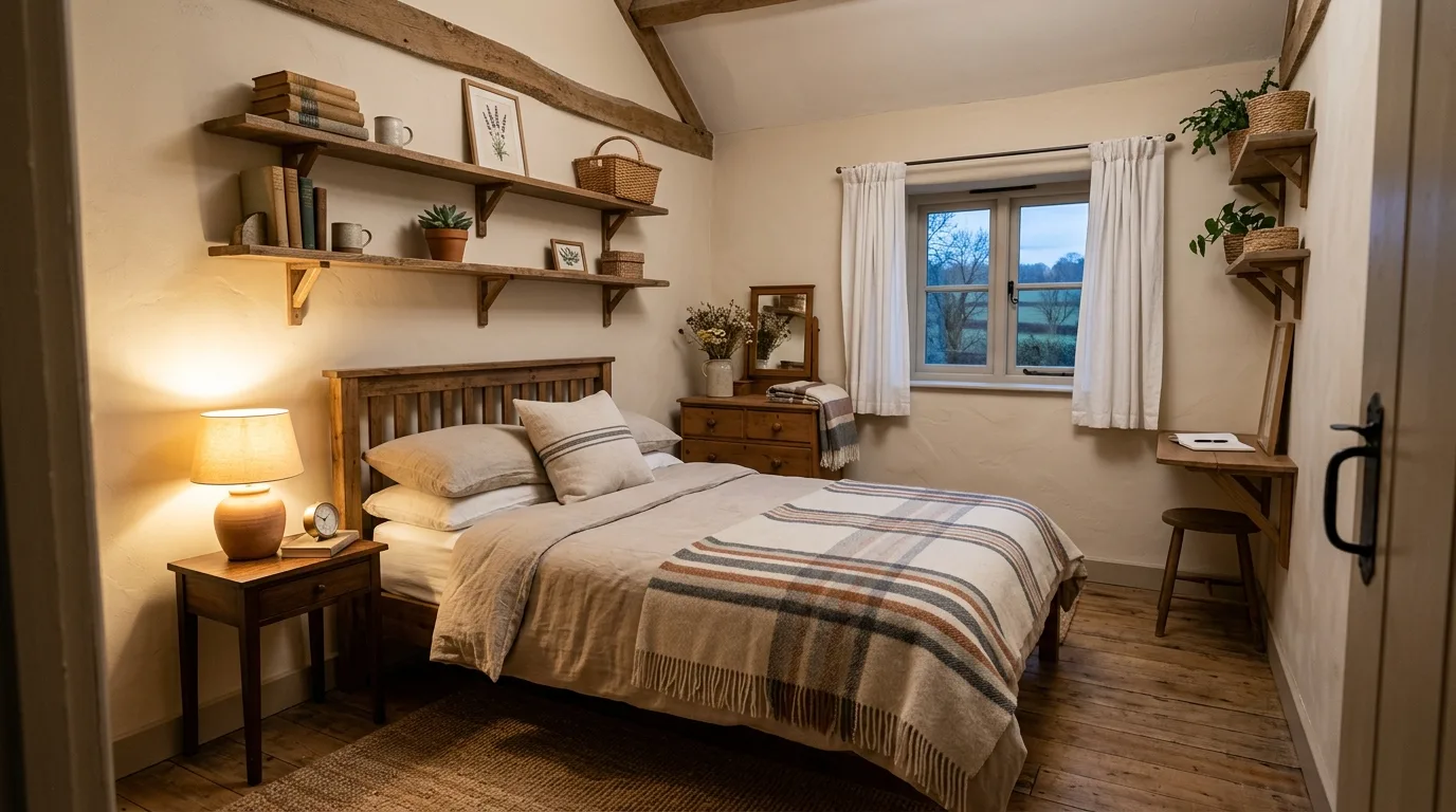 14 Cozy Farmhouse Bedroom Ideas for a Rustic and Charming Retreat inspiration image 9