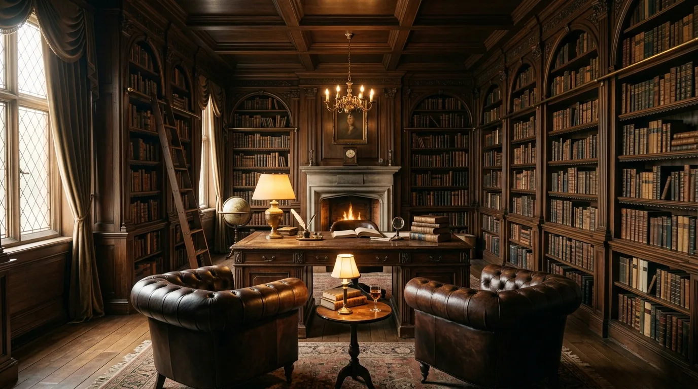 14 Cozy Home Library Ideas for a Book Lover's Dream Reading Room inspiration image 11