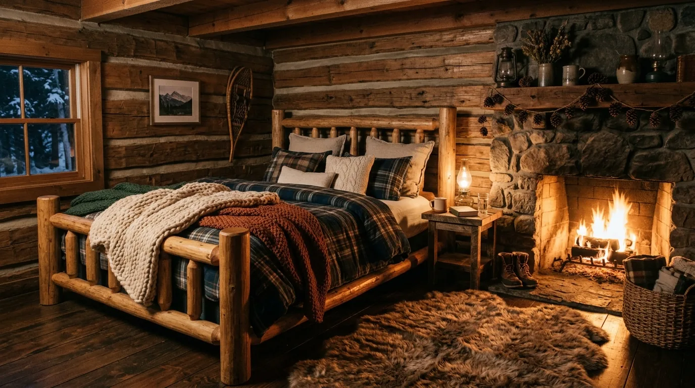 14 Cozy Rustic Bedroom Ideas for a Warm Cabin-Inspired Sanctuary inspiration image 3