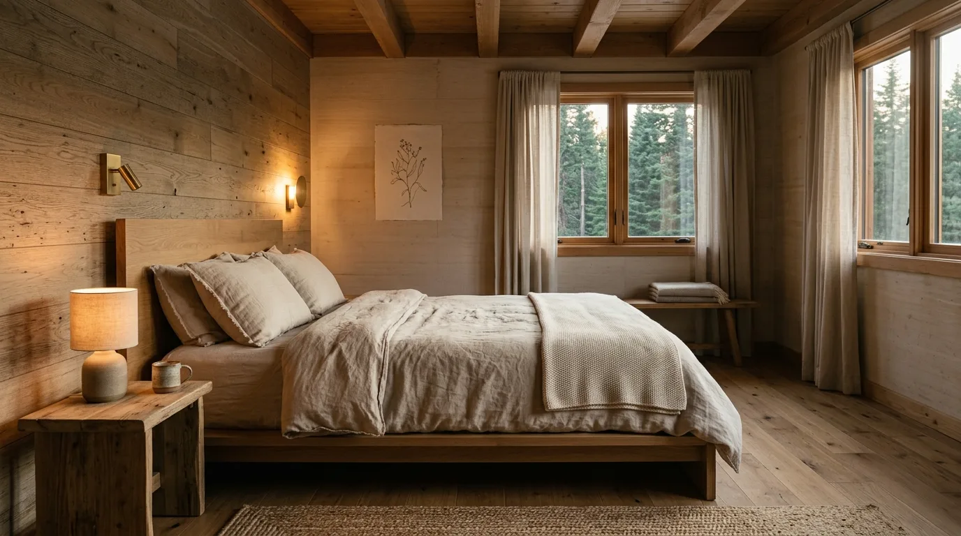 14 Cozy Rustic Bedroom Ideas for a Warm Cabin-Inspired Sanctuary inspiration image 4