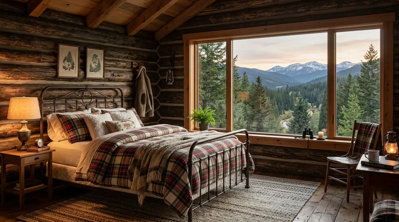 14 Cozy Rustic Bedroom Ideas for a Warm Cabin-Inspired Sanctuary inspiration image 5
