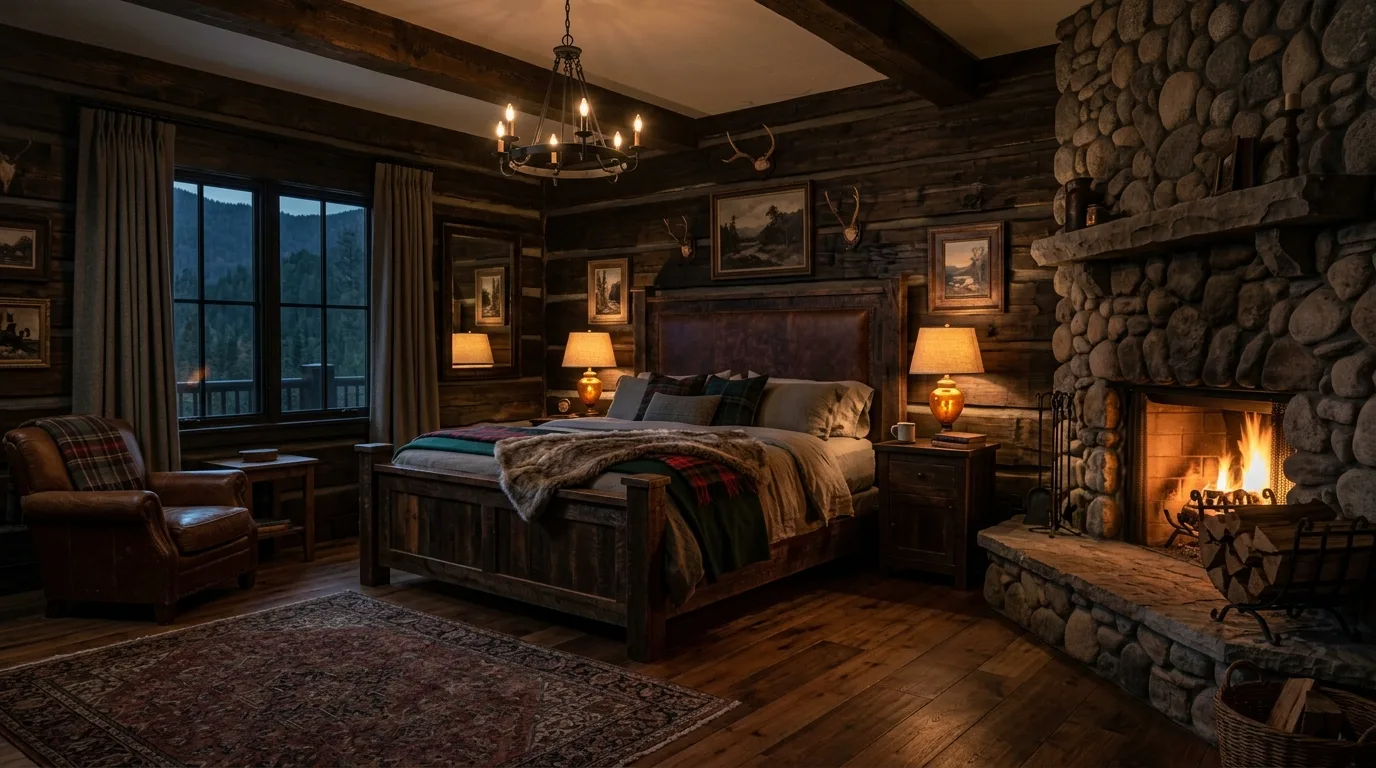 14 Cozy Rustic Bedroom Ideas for a Warm Cabin-Inspired Sanctuary inspiration image 8
