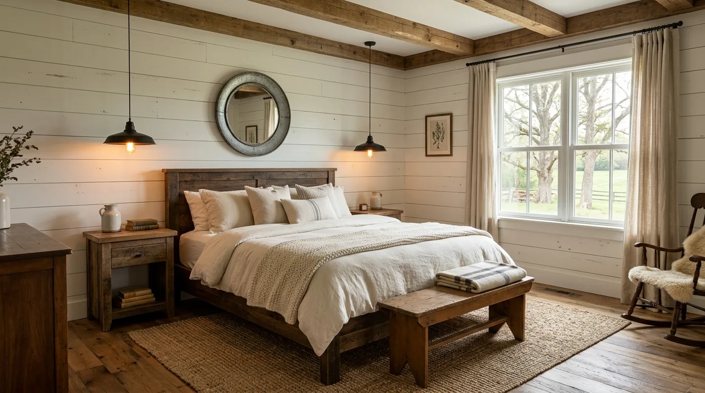 14 Cozy Rustic Bedroom Ideas for a Warm Cabin-Inspired Sanctuary inspiration image 10