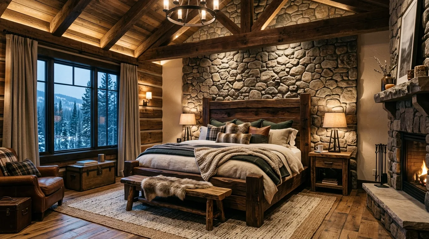 14 Cozy Rustic Bedroom Ideas for a Warm Cabin-Inspired Sanctuary inspiration image 12