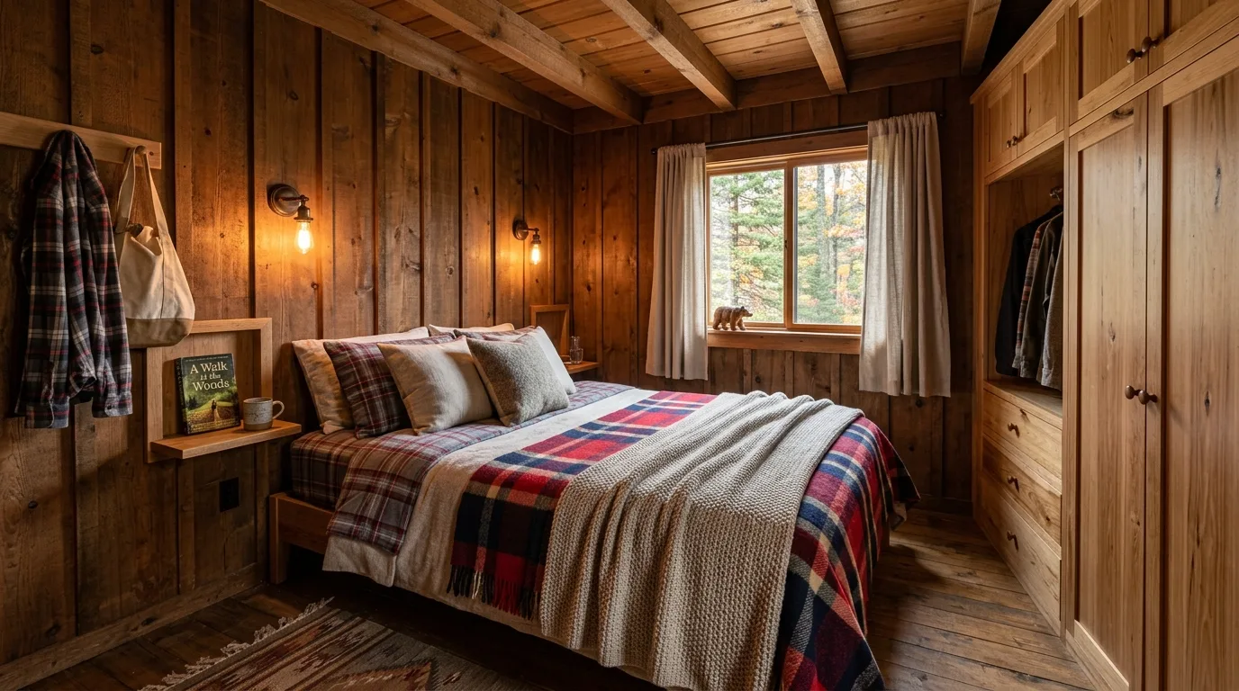 14 Cozy Rustic Bedroom Ideas for a Warm Cabin-Inspired Sanctuary inspiration image 13