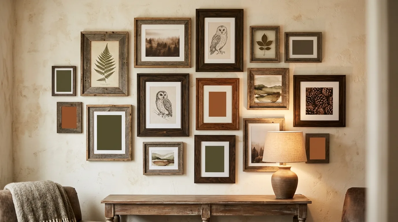 15 Creative Gallery Wall Ideas for a Personalized Art Display inspiration image 12