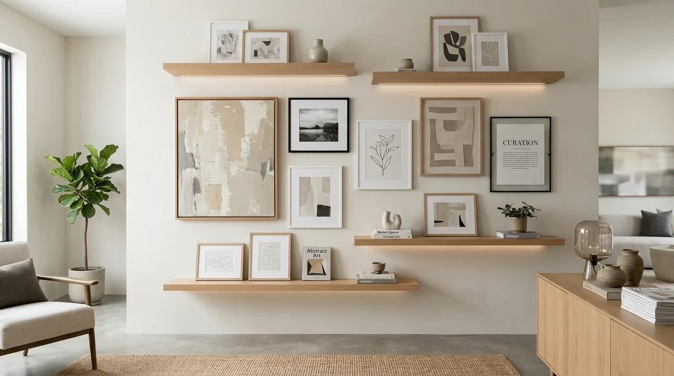 15 Creative Gallery Wall Ideas for a Personalized Art Display inspiration image 14