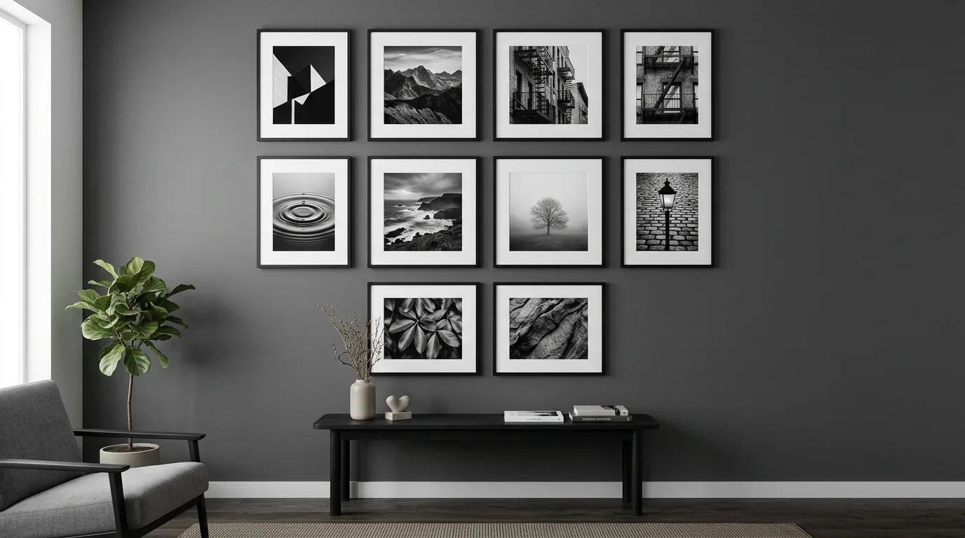 15 Creative Gallery Wall Ideas for a Personalized Art Display inspiration image 15