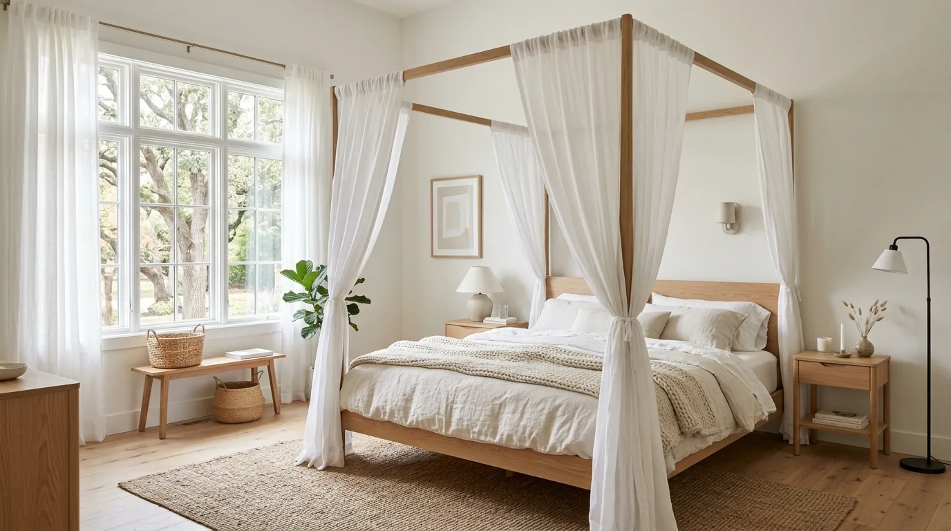 15 Dreamy Canopy Bedroom Ideas for a Romantic and Cozy Retreat inspiration image 7