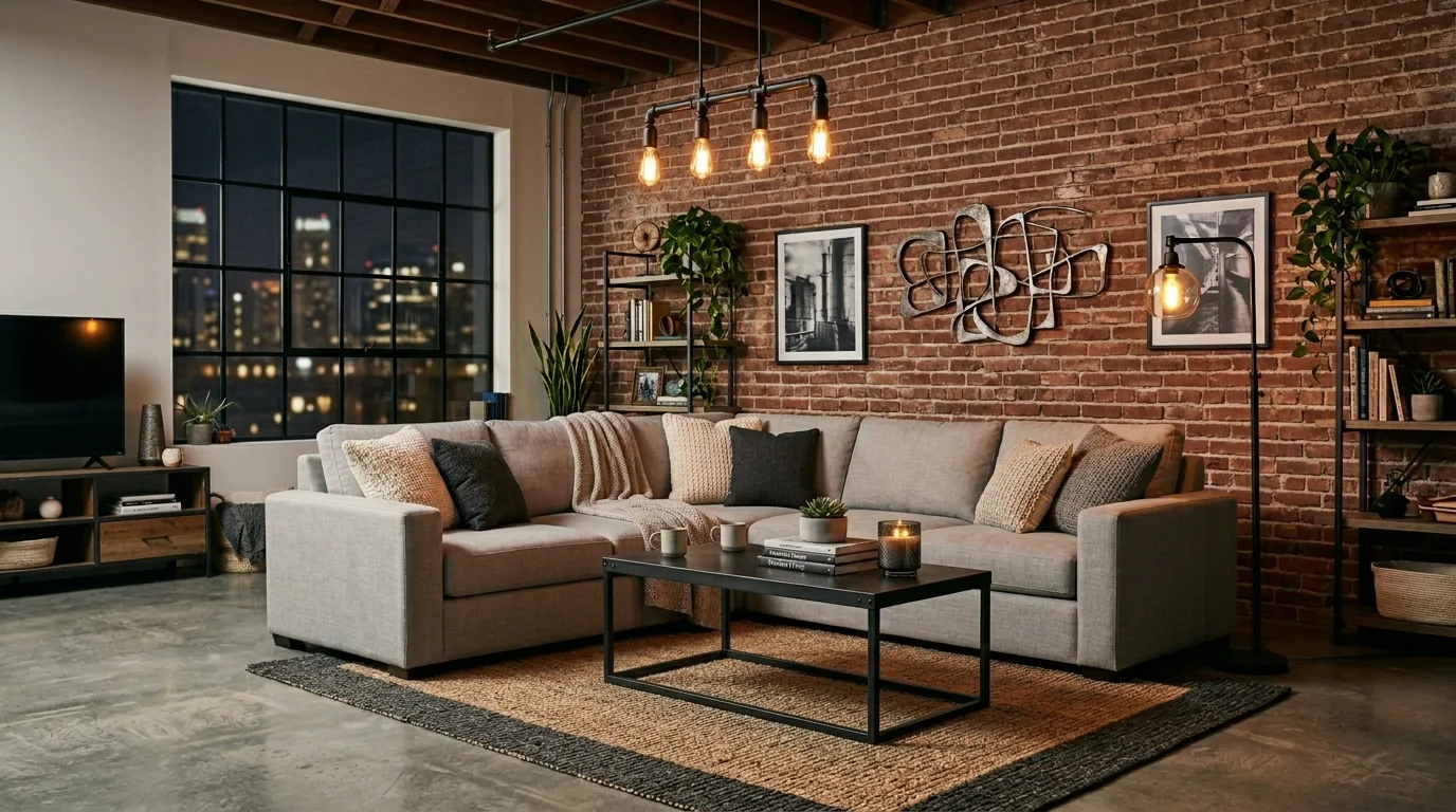 13 Edgy Industrial Living Room Ideas for an Urban Loft Vibe inspiration image 5