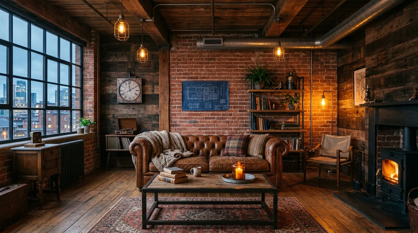 13 Edgy Industrial Living Room Ideas for an Urban Loft Vibe inspiration image 10