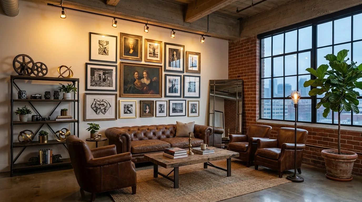 13 Edgy Industrial Living Room Ideas for an Urban Loft Vibe inspiration image 13