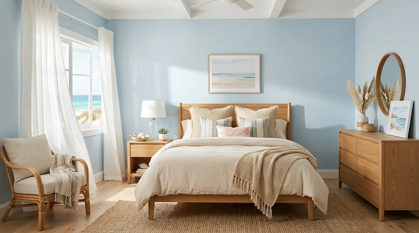 12 Elegant Blue and Cream Bedroom Ideas for a Serene Sleep Space inspiration image 4