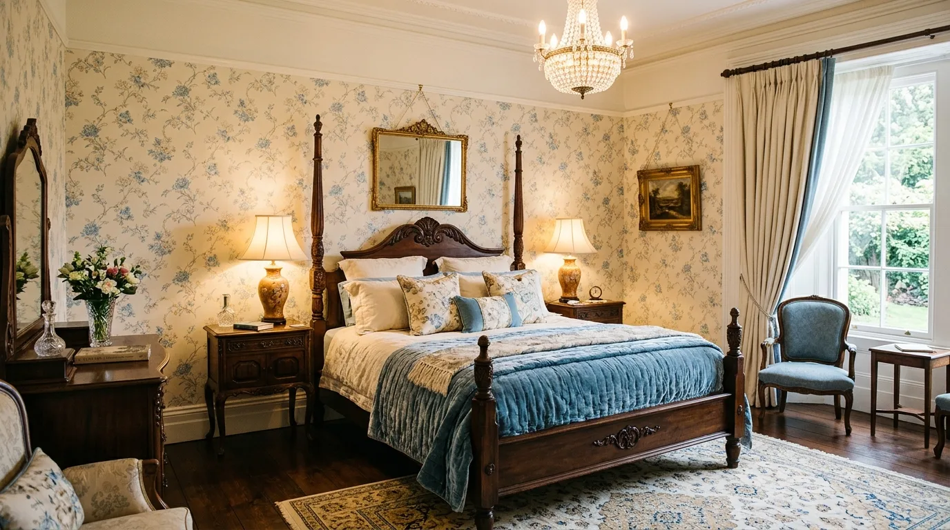 12 Elegant Blue and Cream Bedroom Ideas for a Serene Sleep Space inspiration image 5