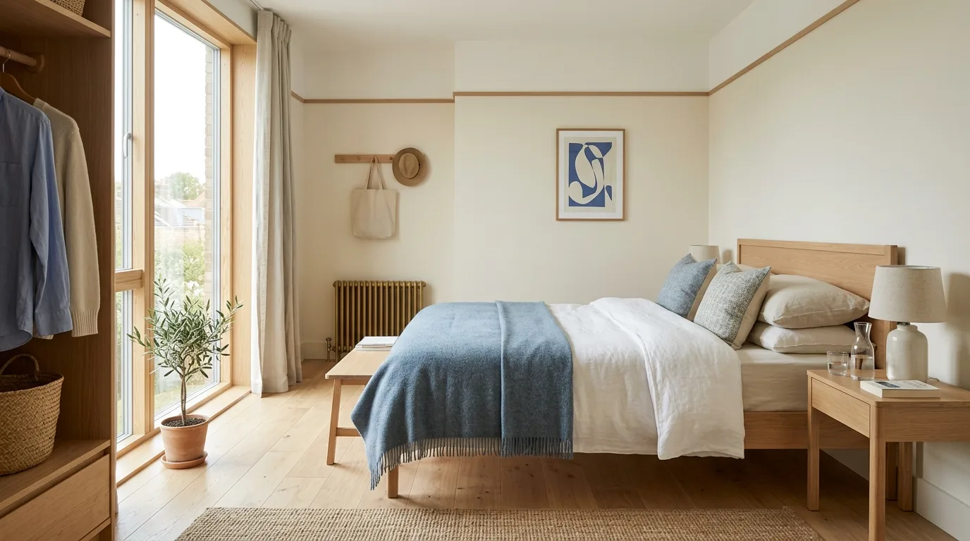 12 Elegant Blue and Cream Bedroom Ideas for a Serene Sleep Space inspiration image 7