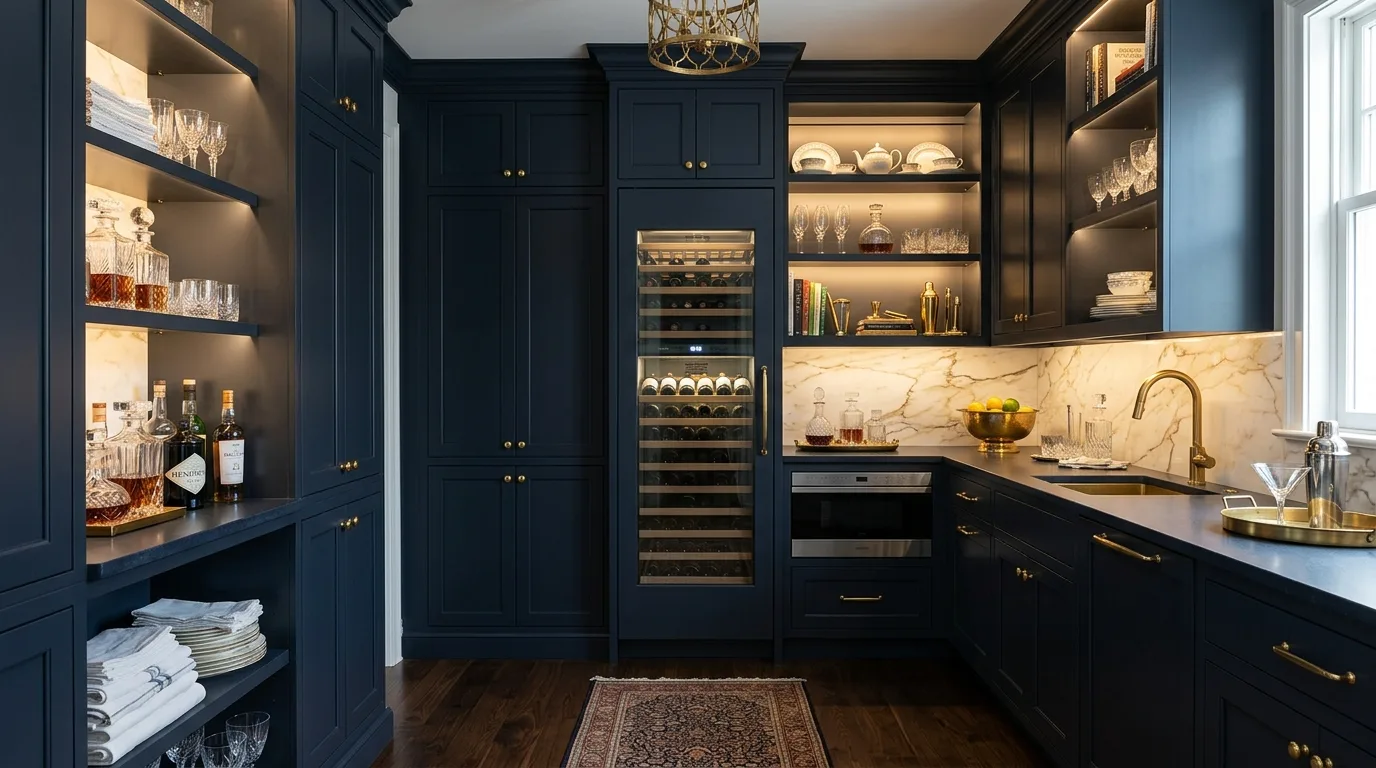 13 Elegant Butler Pantry Ideas for a Functional and Beautiful Storage Space inspiration image 2