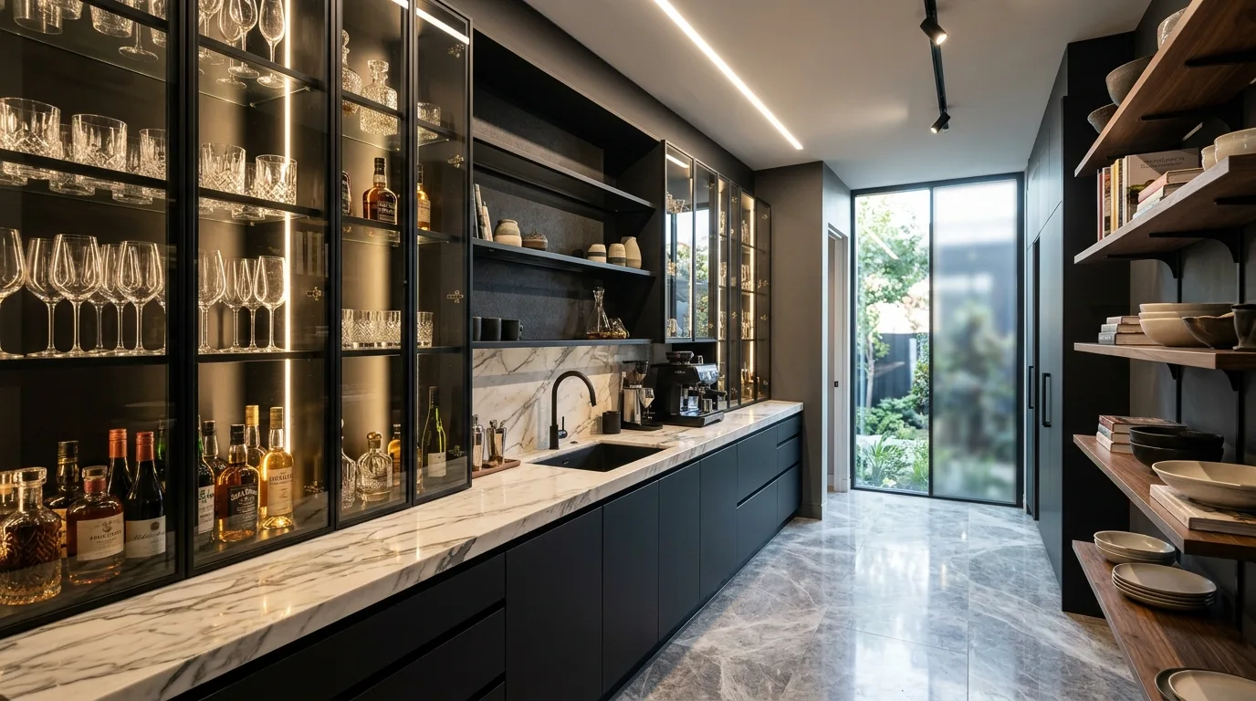13 Elegant Butler Pantry Ideas for a Functional and Beautiful Storage Space inspiration image 7