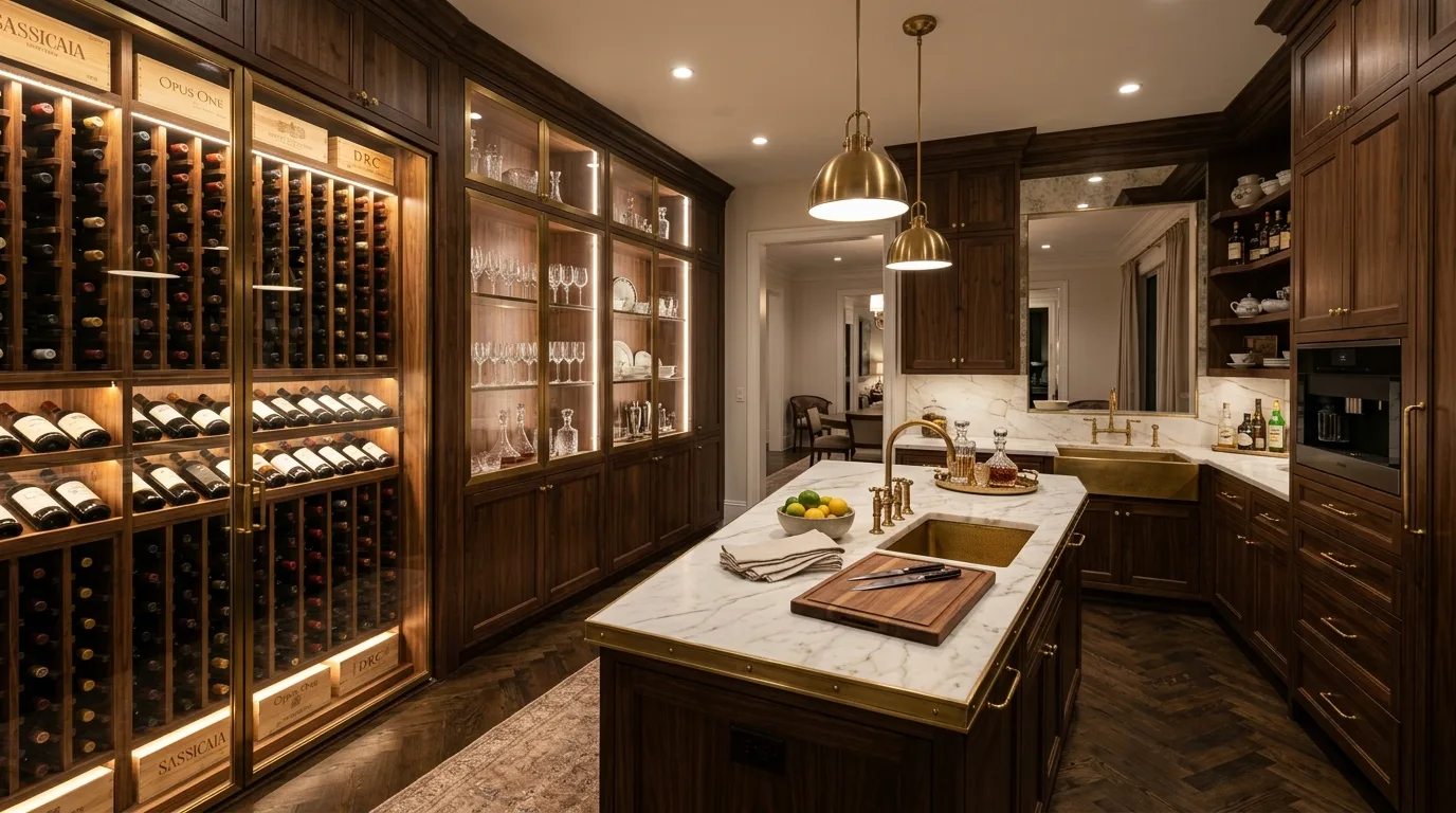 13 Elegant Butler Pantry Ideas for a Functional and Beautiful Storage Space inspiration image 13