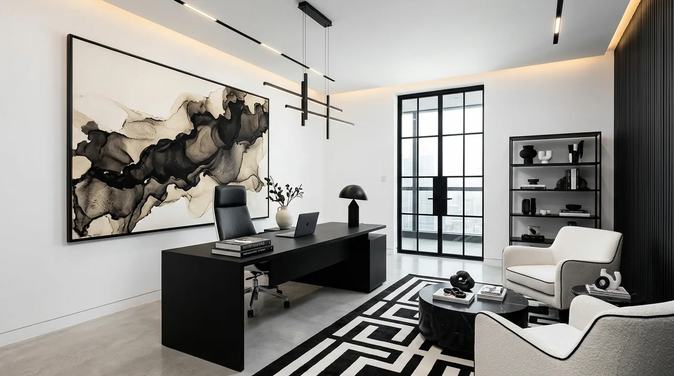 13 Elegant Chic Home Office Ideas for a Sophisticated Workspace inspiration image 6