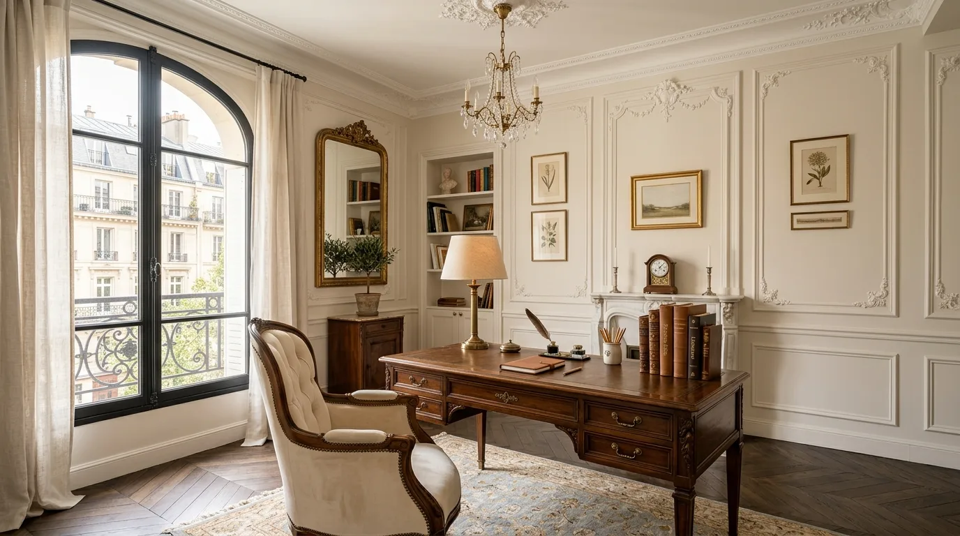 13 Elegant Chic Home Office Ideas for a Sophisticated Workspace inspiration image 7