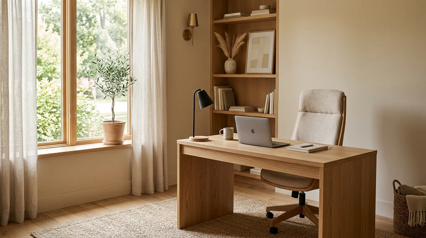 13 Elegant Chic Home Office Ideas for a Sophisticated Workspace inspiration image 9