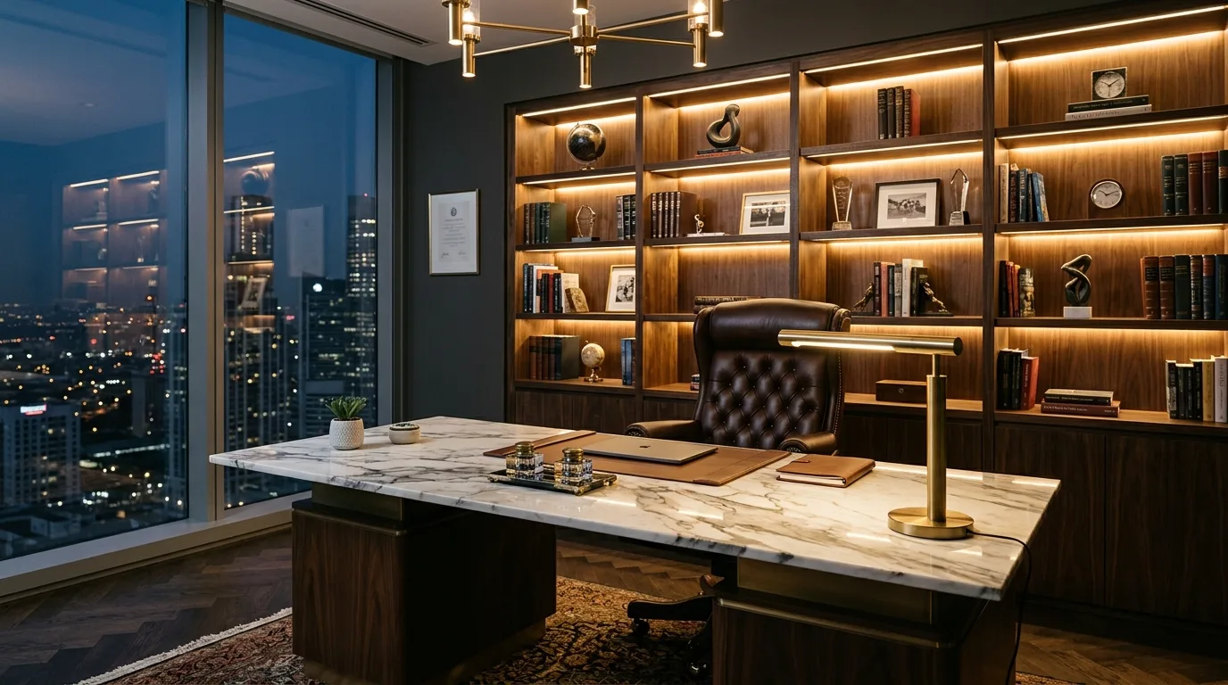 13 Elegant Chic Home Office Ideas for a Sophisticated Workspace inspiration image 10