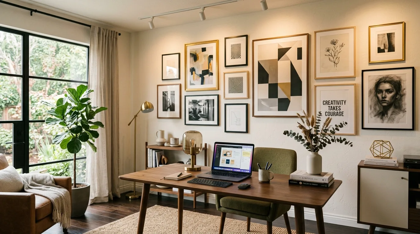 13 Elegant Chic Home Office Ideas for a Sophisticated Workspace inspiration image 12