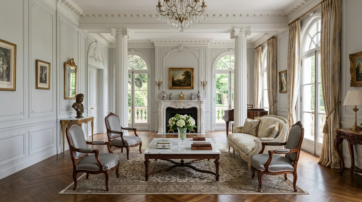 14 Elegant Neoclassical Living Room Ideas for Timeless Sophistication inspiration image 4