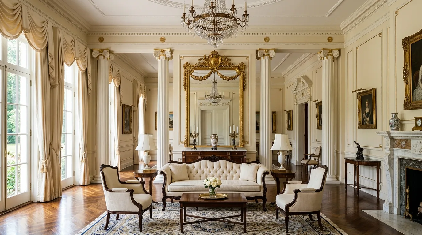 14 Elegant Neoclassical Living Room Ideas for Timeless Sophistication inspiration image 9