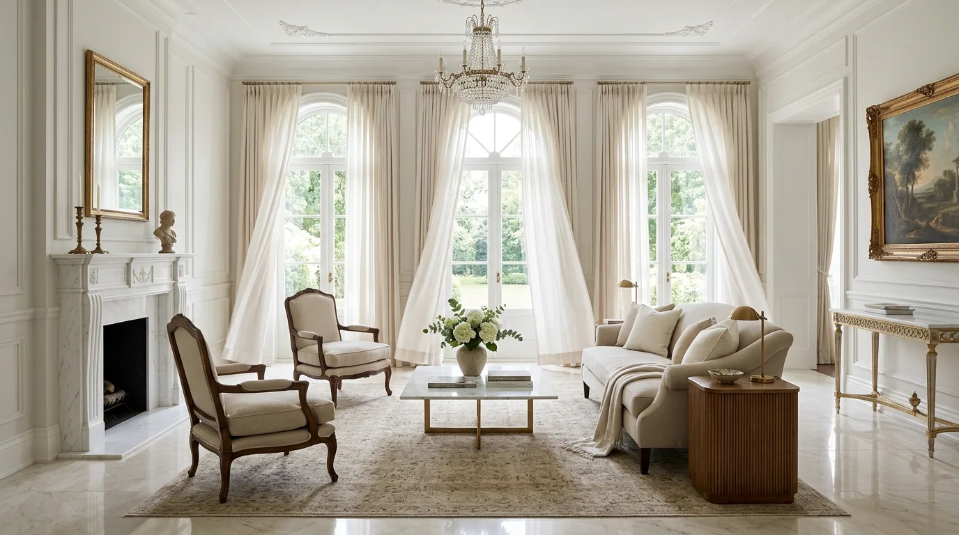 14 Elegant Neoclassical Living Room Ideas for Timeless Sophistication inspiration image 12