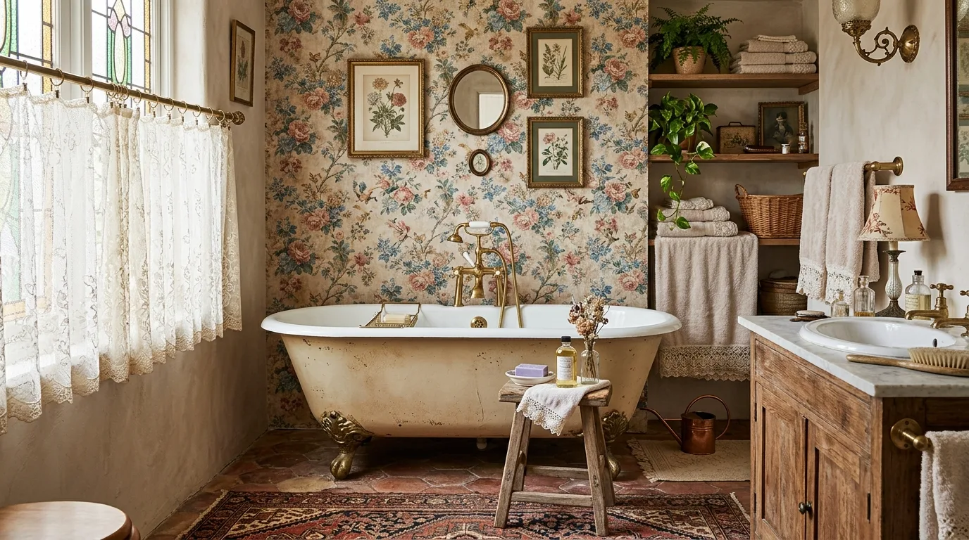 15 Free-Spirited Boho Bathroom Ideas for an Eclectic and Relaxing Space inspiration image 11