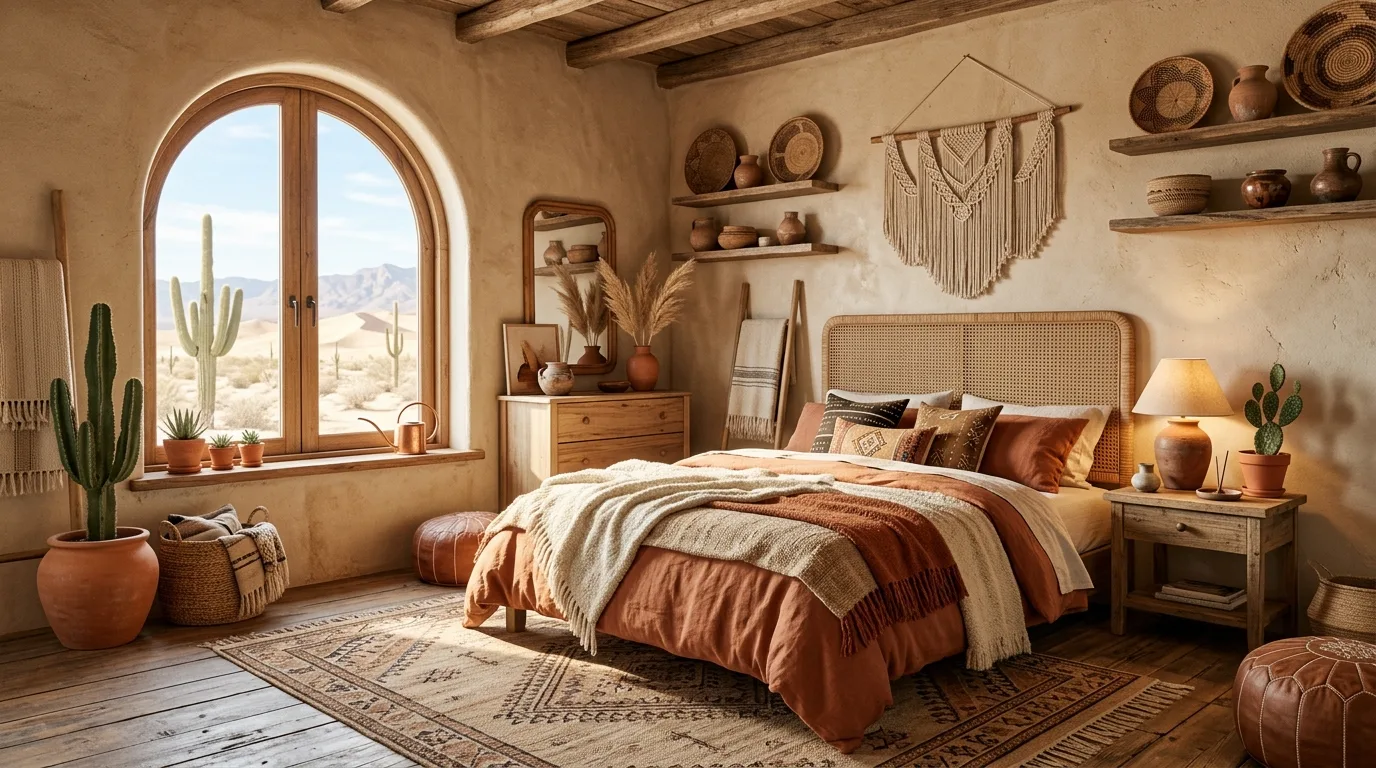 15 Free-Spirited Boho Bedroom Ideas for an Eclectic Cozy Retreat inspiration image 6