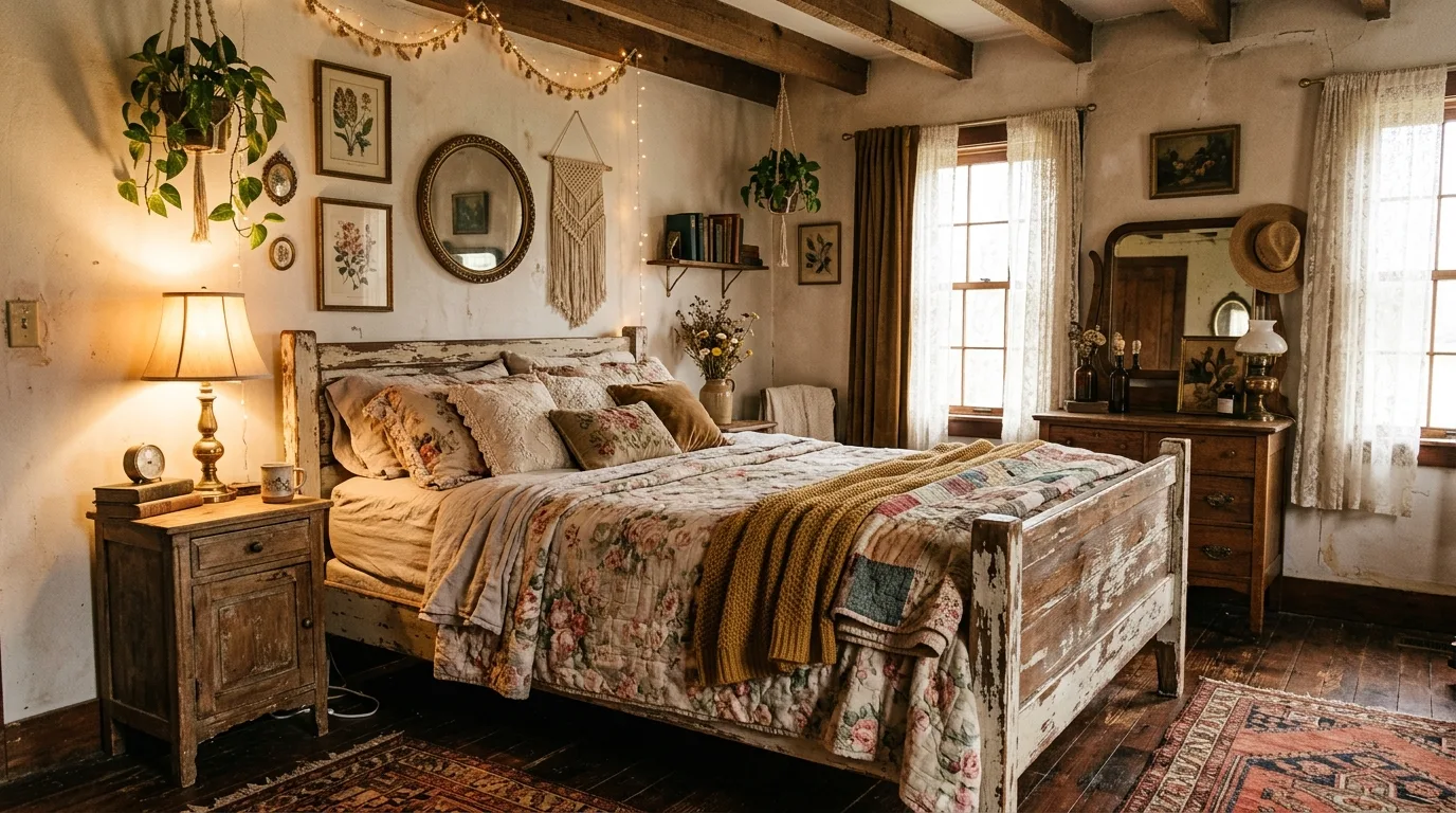 15 Free-Spirited Boho Bedroom Ideas for an Eclectic Cozy Retreat inspiration image 8