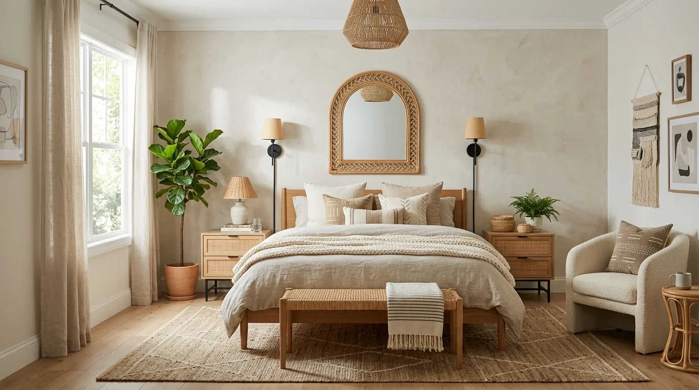 15 Free-Spirited Boho Bedroom Ideas for an Eclectic Cozy Retreat inspiration image 9