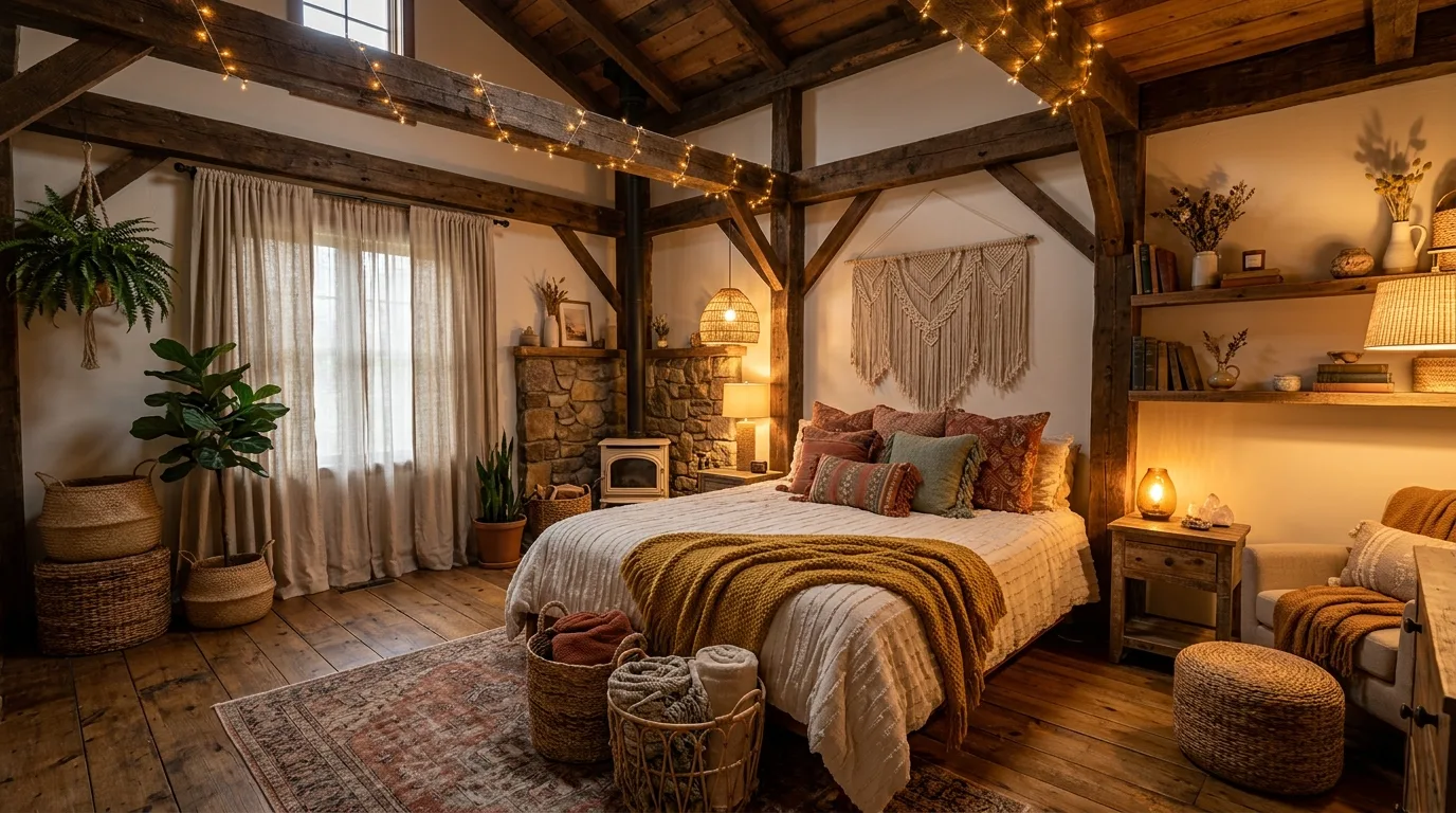 15 Free-Spirited Boho Bedroom Ideas for an Eclectic Cozy Retreat inspiration image 11