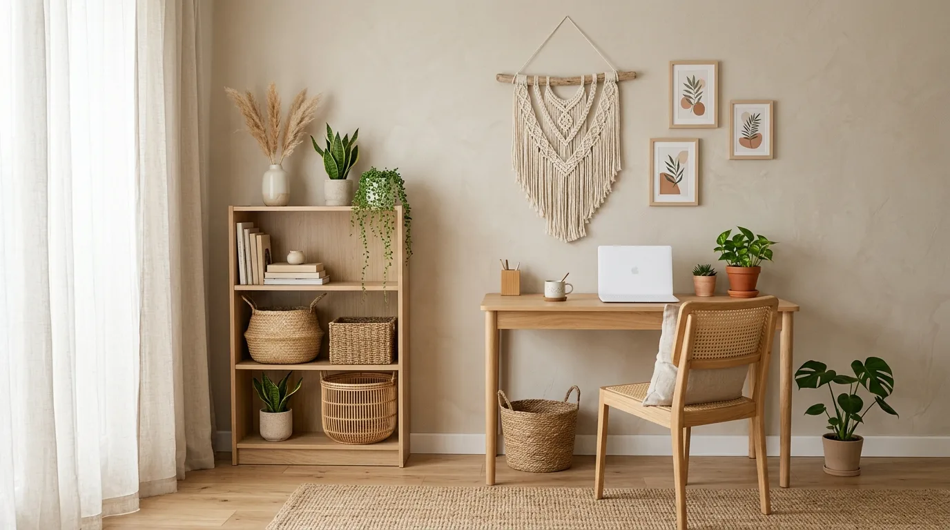 15 Free-Spirited Boho Home Office Ideas for a Creative and Cozy Workspace inspiration image 5