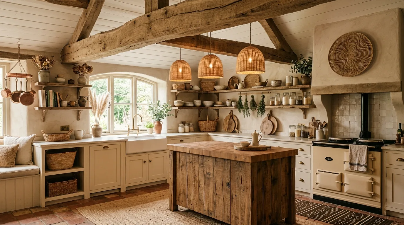 15 Free-Spirited Boho Kitchen Ideas for an Eclectic Culinary Space inspiration image 11