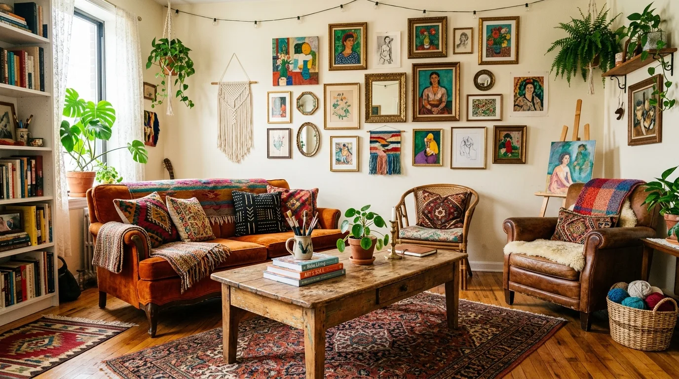 15 Free-Spirited Boho Living Room Ideas for a Relaxed Eclectic Vibe inspiration image 3