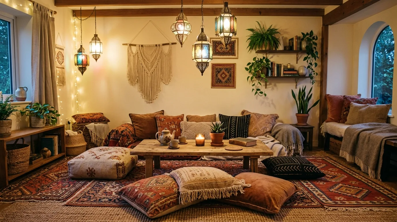 15 Free-Spirited Boho Living Room Ideas for a Relaxed Eclectic Vibe inspiration image 5