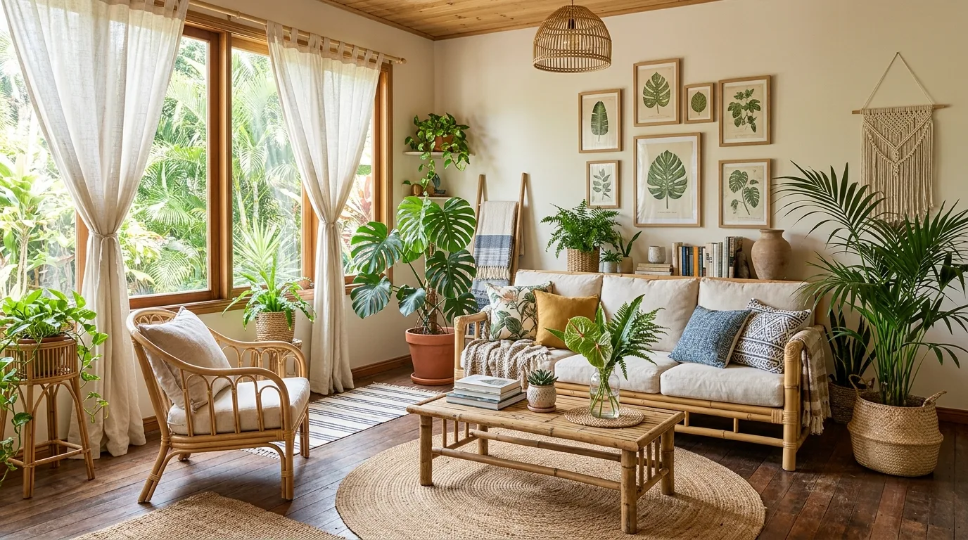 15 Free-Spirited Boho Living Room Ideas for a Relaxed Eclectic Vibe inspiration image 7