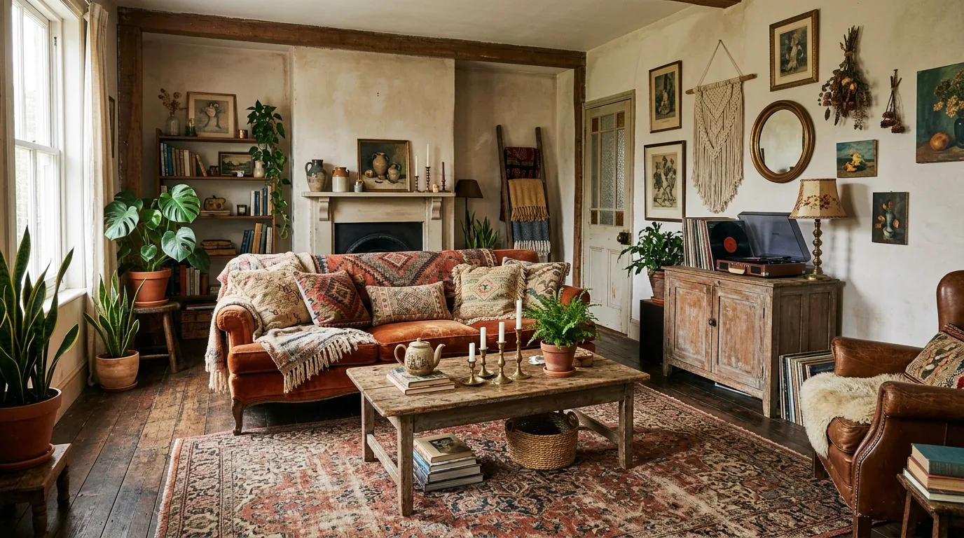 15 Free-Spirited Boho Living Room Ideas for a Relaxed Eclectic Vibe inspiration image 8