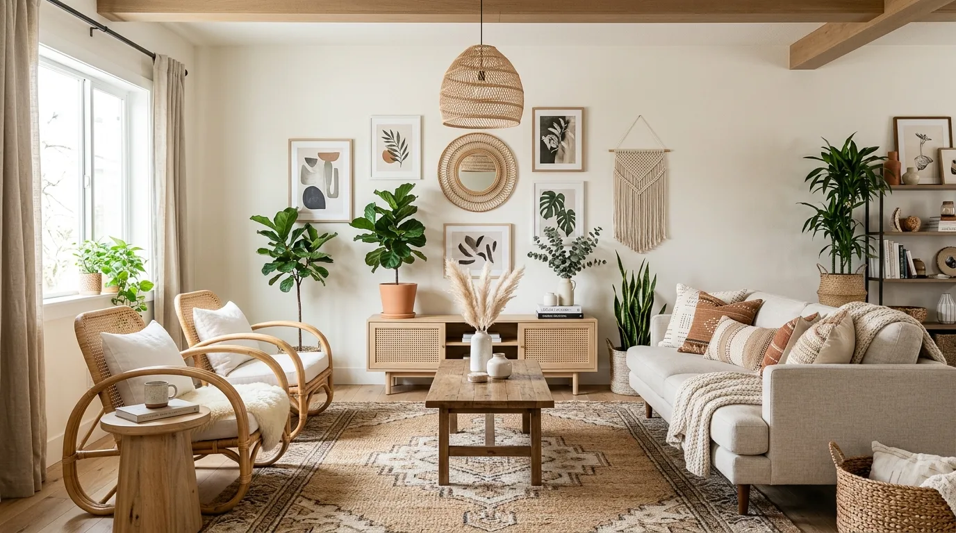 15 Free-Spirited Boho Living Room Ideas for a Relaxed Eclectic Vibe inspiration image 9