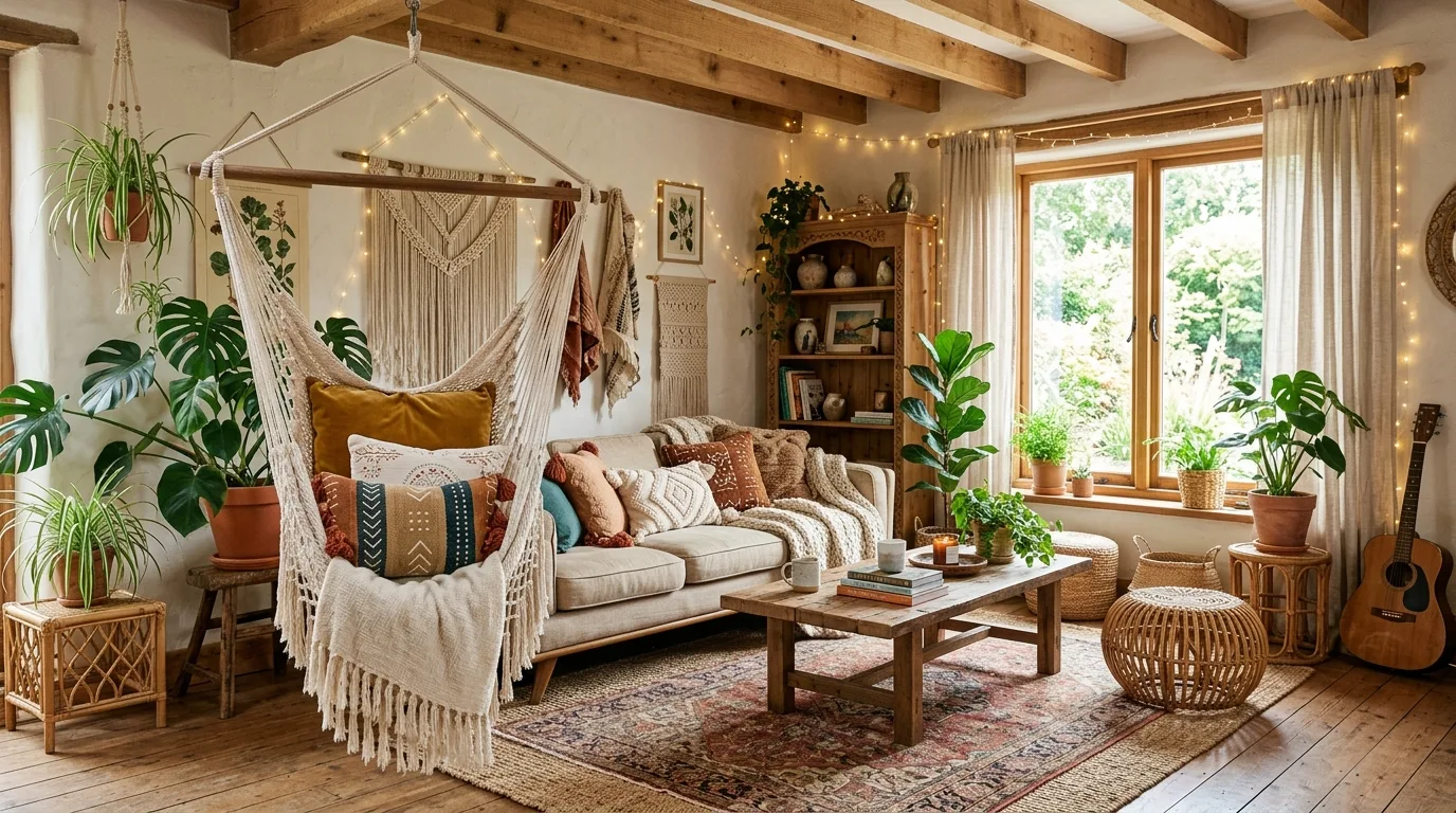 15 Free-Spirited Boho Living Room Ideas for a Relaxed Eclectic Vibe inspiration image 15