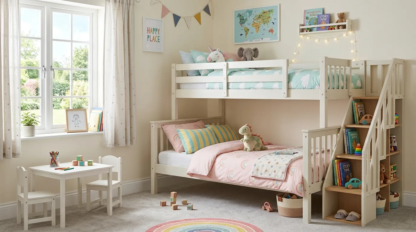 12 Fun Bunk Bed Bedroom Ideas for Kids and Shared Spaces hero image