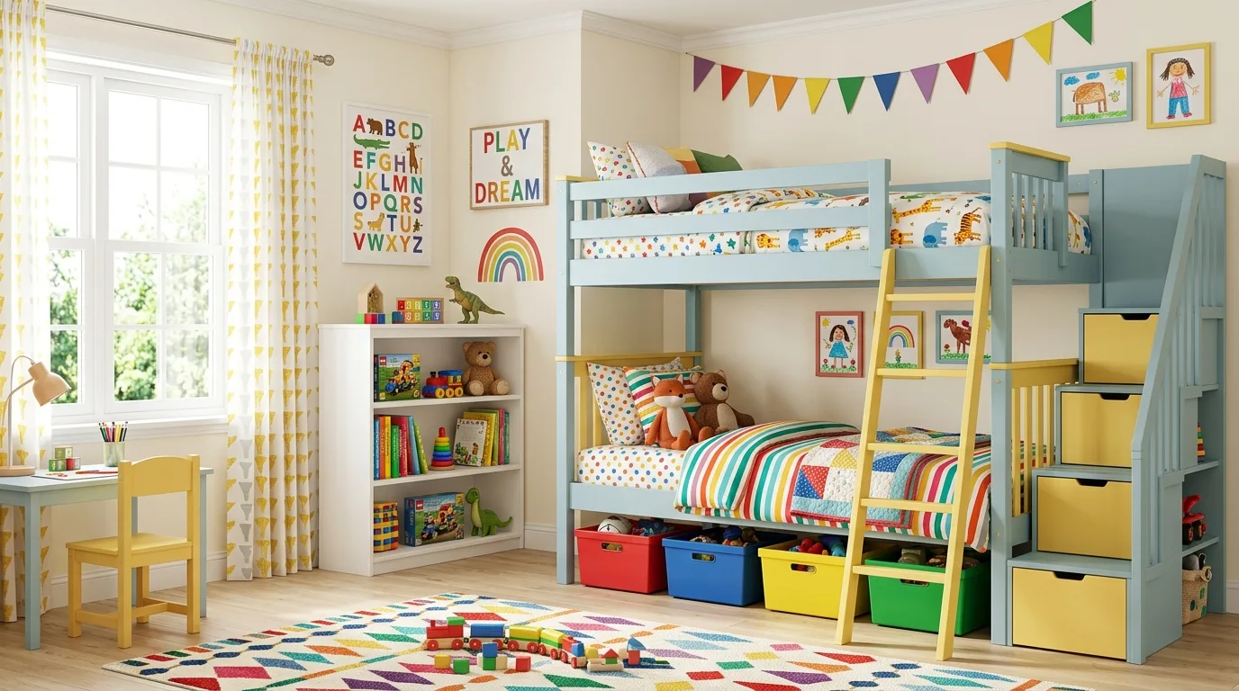 12 Fun Bunk Bed Bedroom Ideas for Kids and Shared Spaces inspiration image 3
