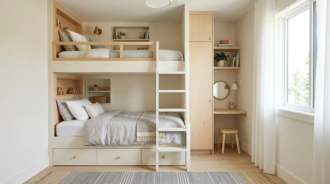 12 Fun Bunk Bed Bedroom Ideas for Kids and Shared Spaces inspiration image 9