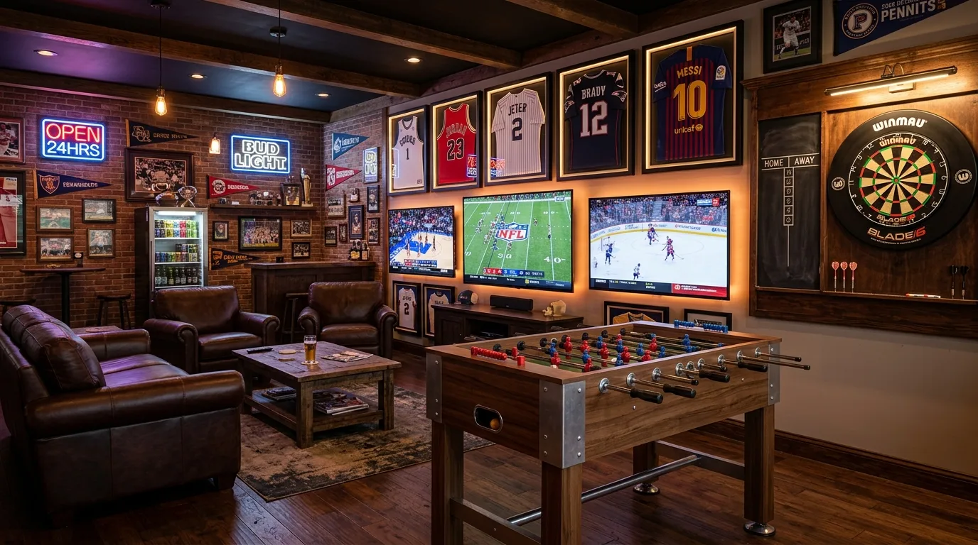 13 Fun Game Room Ideas for the Ultimate Entertainment Space inspiration image 6