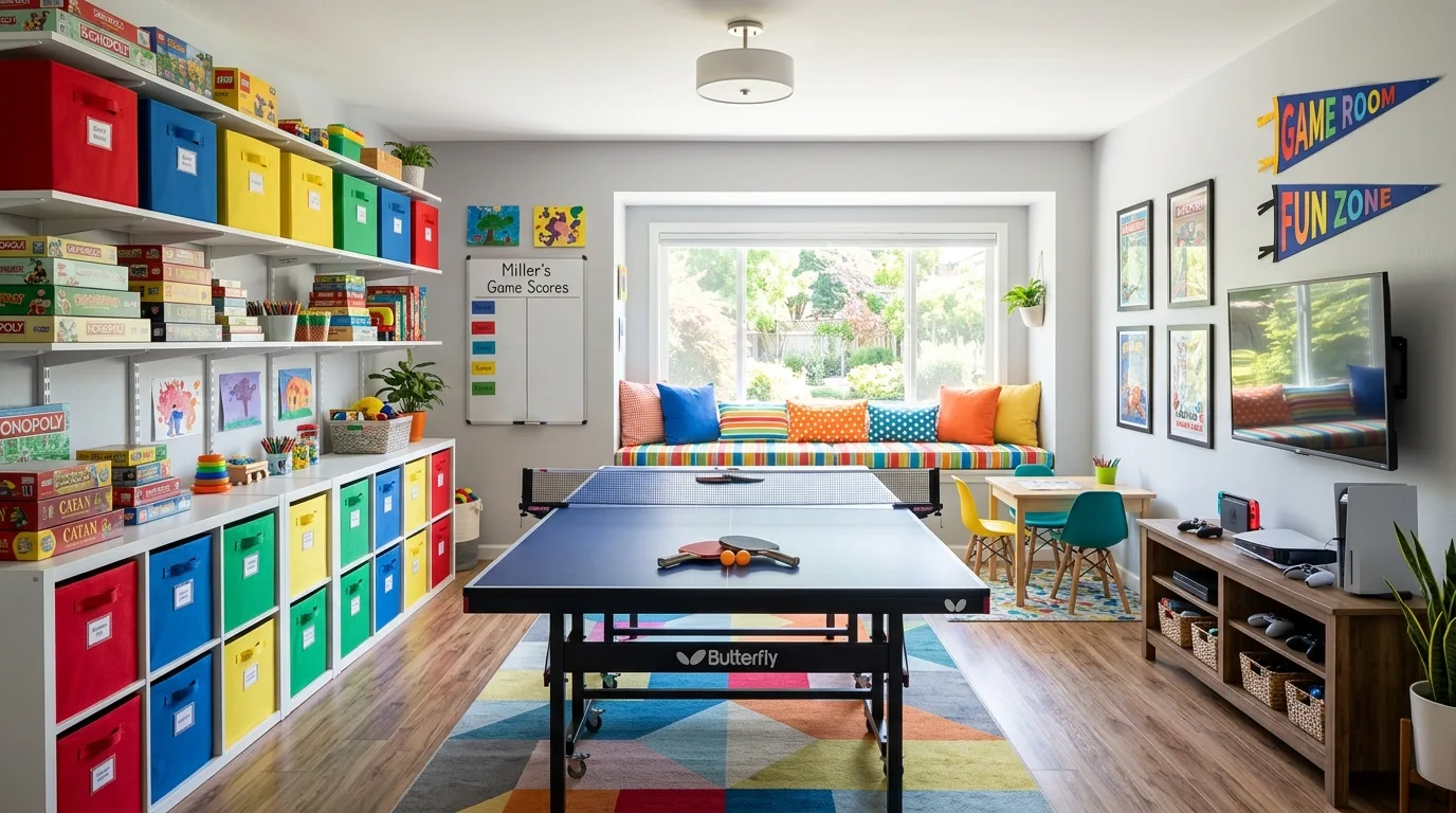 13 Fun Game Room Ideas for the Ultimate Entertainment Space inspiration image 10