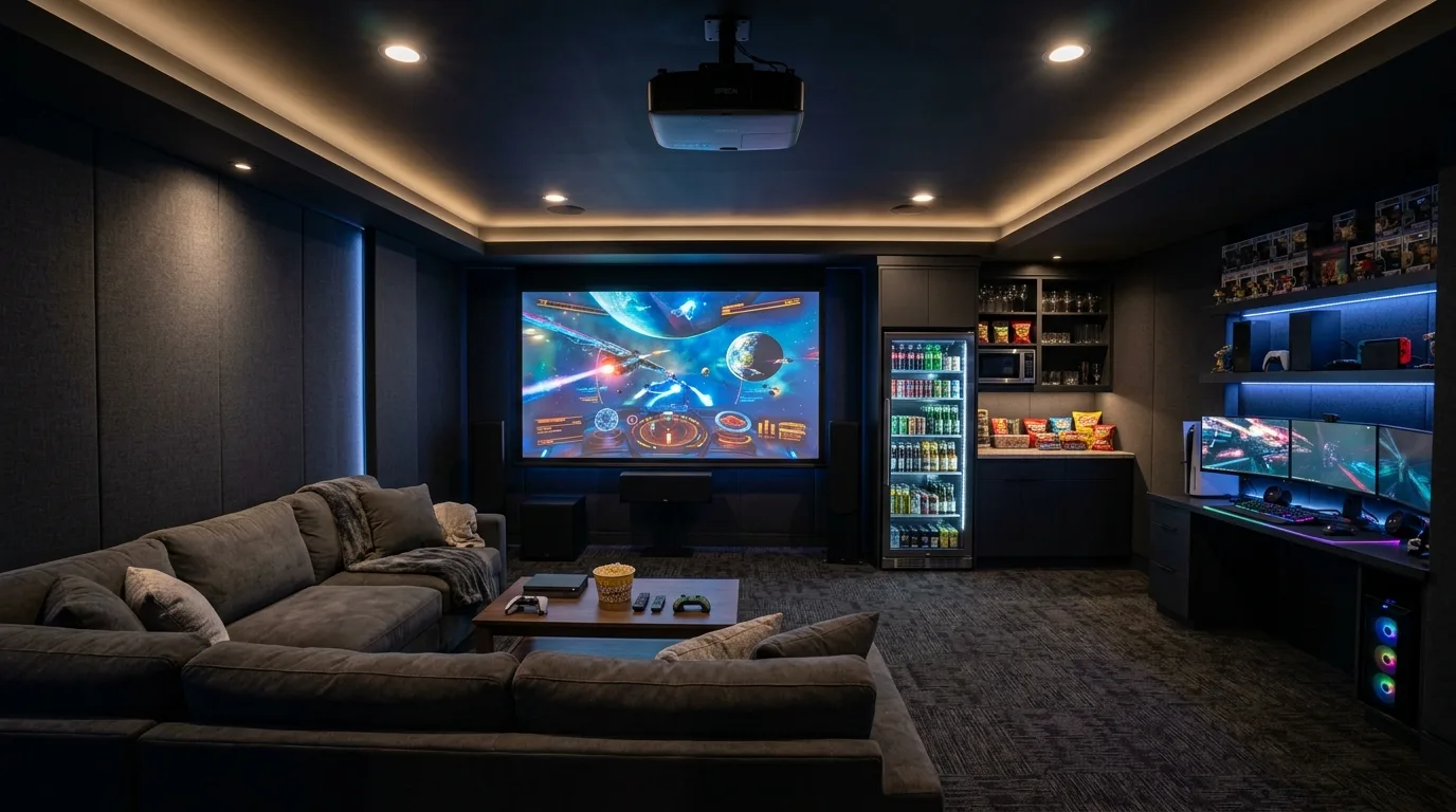 13 Fun Game Room Ideas for the Ultimate Entertainment Space inspiration image 11